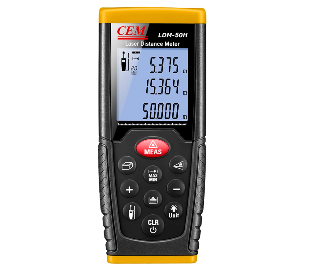 Telemetru CEM LDM-50H 50m IP54 photo