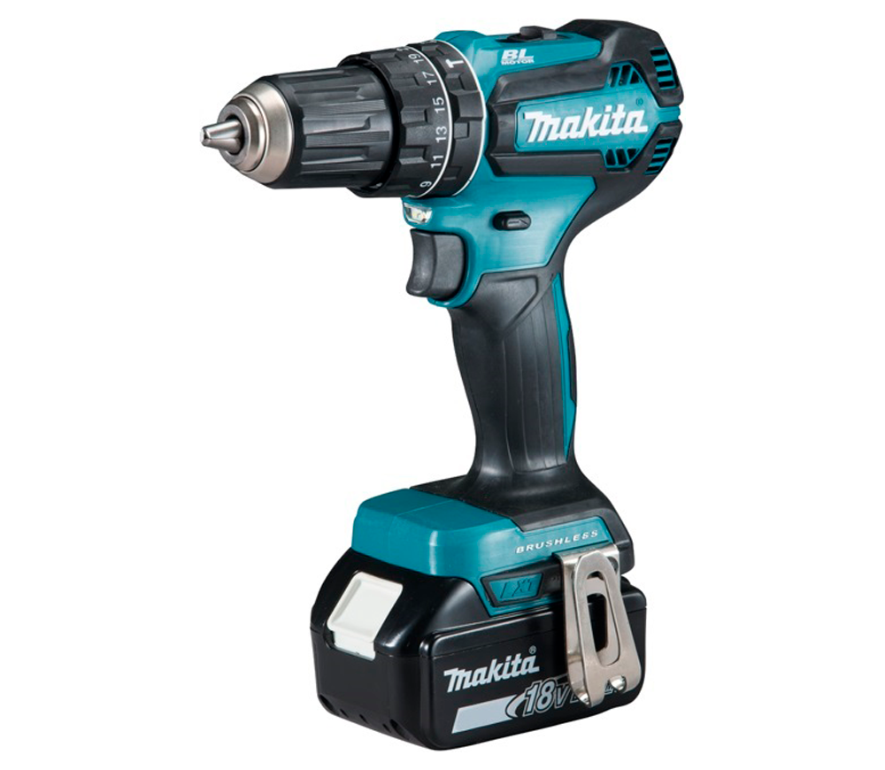 Mașină de înșurubat cu acumulator MAKITA DHP485RFJ 18V 3Ah photo