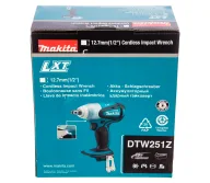 Гайковерт аккумуляторный (без АКБ) MAKITA DTW251Z 230 Нм-10