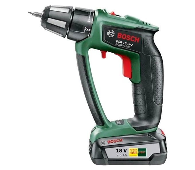 Шуруповерт аккумуляторный BOSCH PSR 18 LI-2 18В 2.5Ач-2