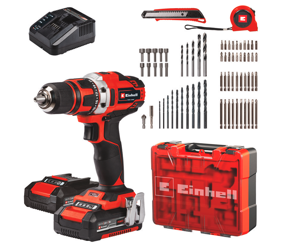 Mașină de înșurubat cu acumulator EINHELL Einhell TE-CD 18/40 Li 18V 2Ah photo 0
