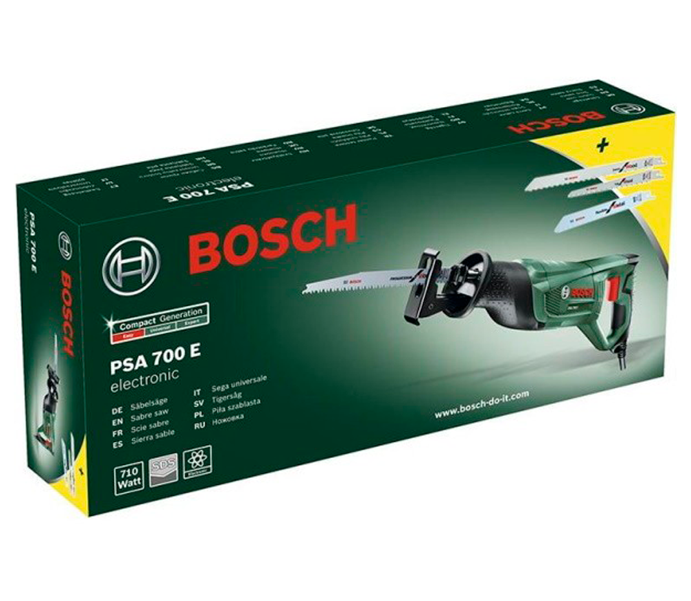 Fierăstrău sabie BOSCH PSA 700 E B06033A7001 710w photo 1
