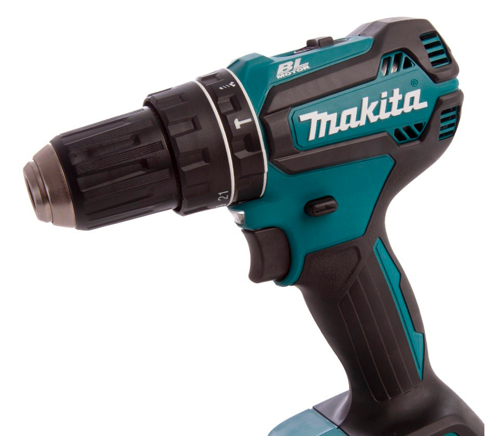 Mașină de înșurubat cu acumulator MAKITA DHP485RFJ 18V 3Ah photo 1