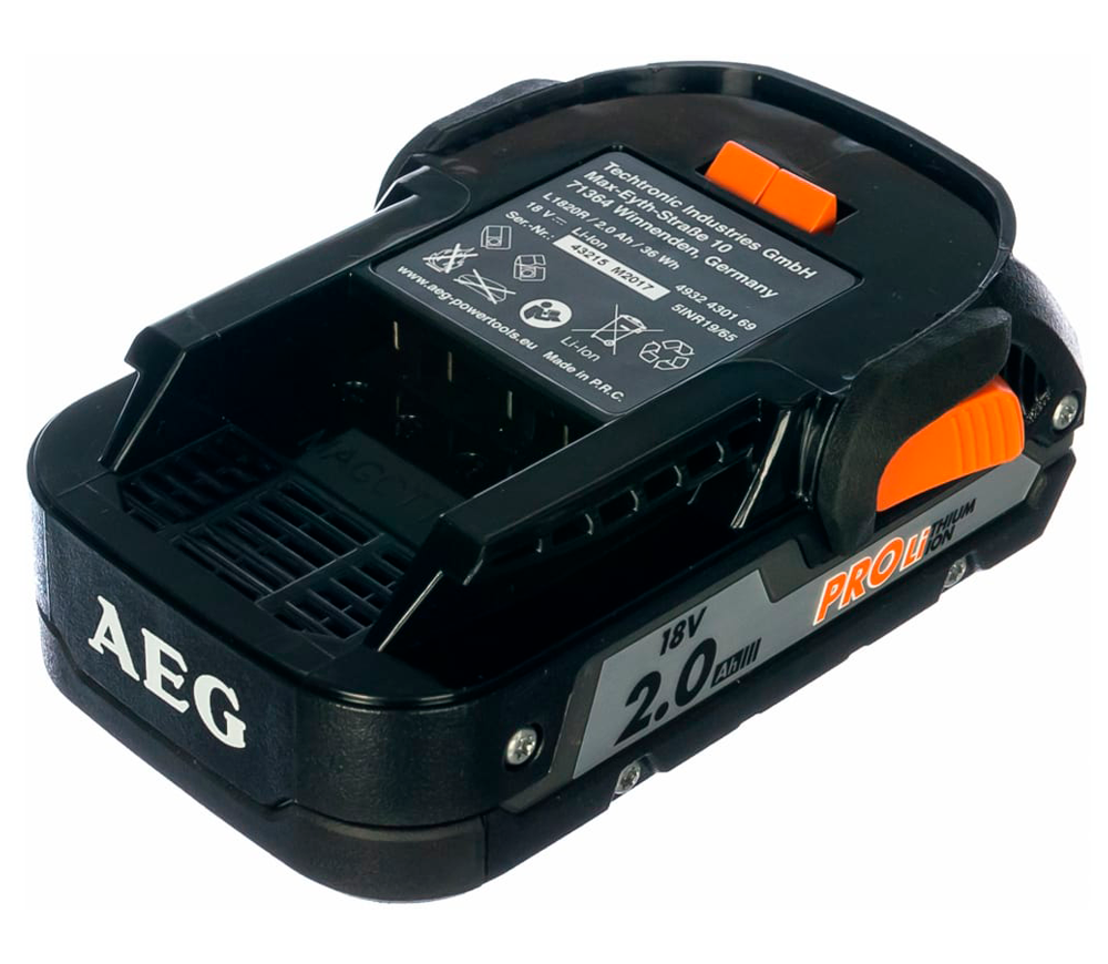 Acumulator AEG L1820R Slider 18V 2Ah photo 1