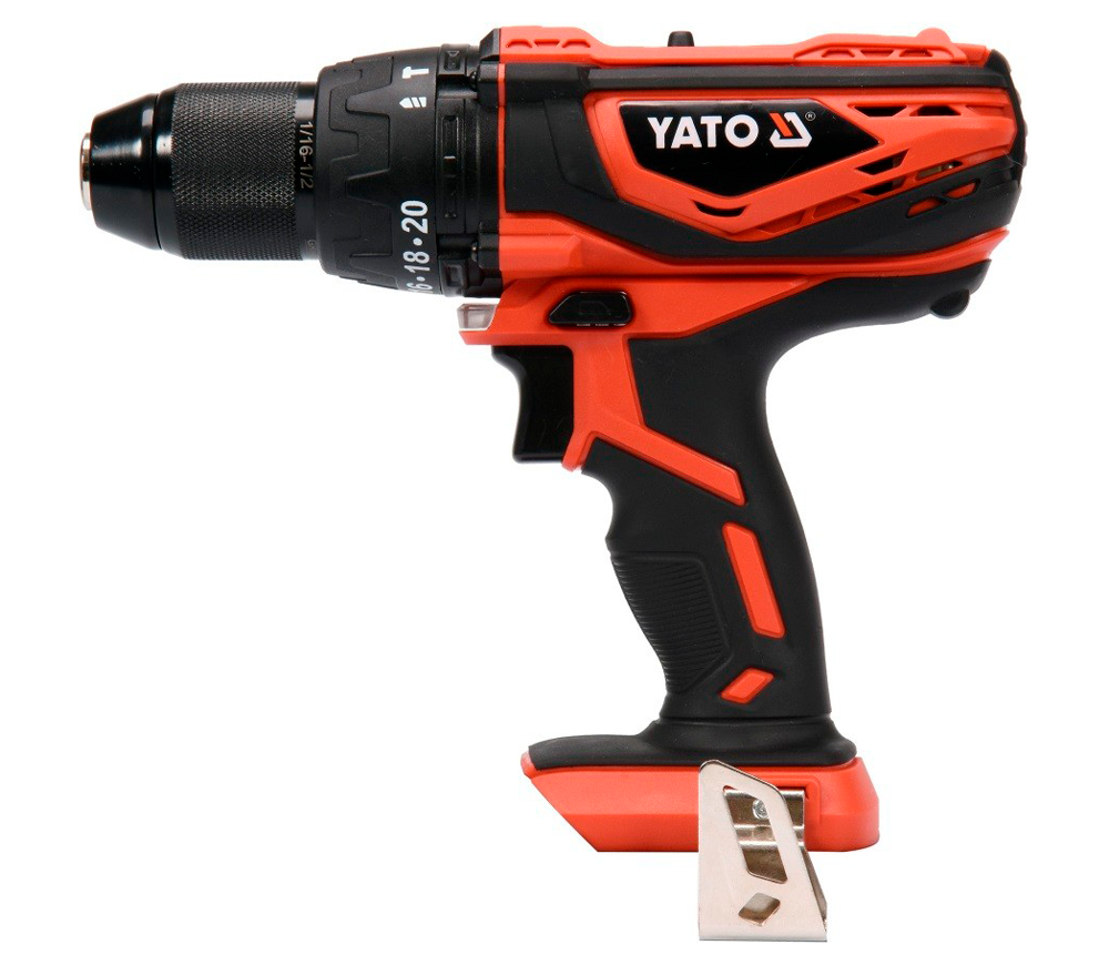 Шуруповерт аккумуляторный (без аккумуляторов) YATO YT82787 18В photo 2