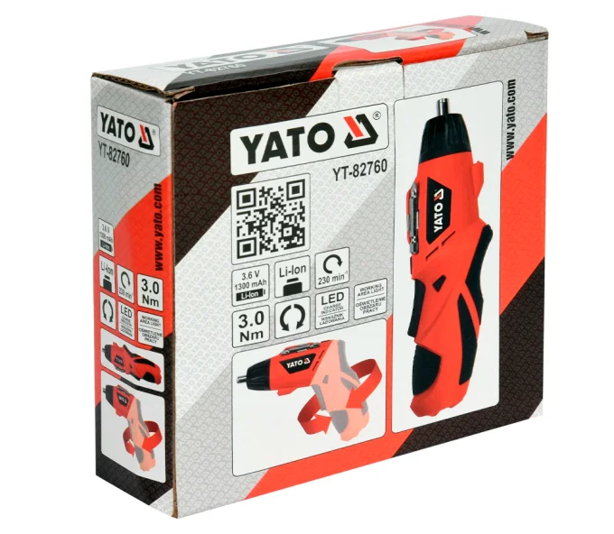 Шуруповерт аккумуляторный YATO YT82760 3.6В 1.3Ач-5