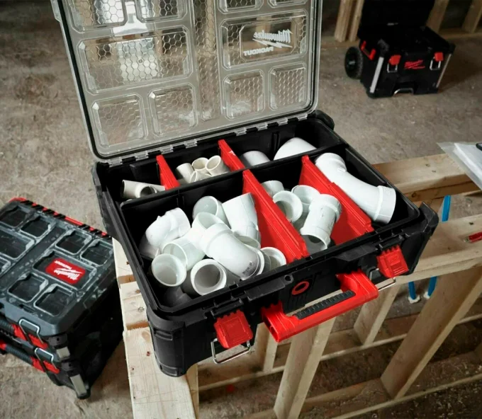 Чемодан органайзер MILWAUKEE Packout deep Organiser 4932478625 Пластик-5
