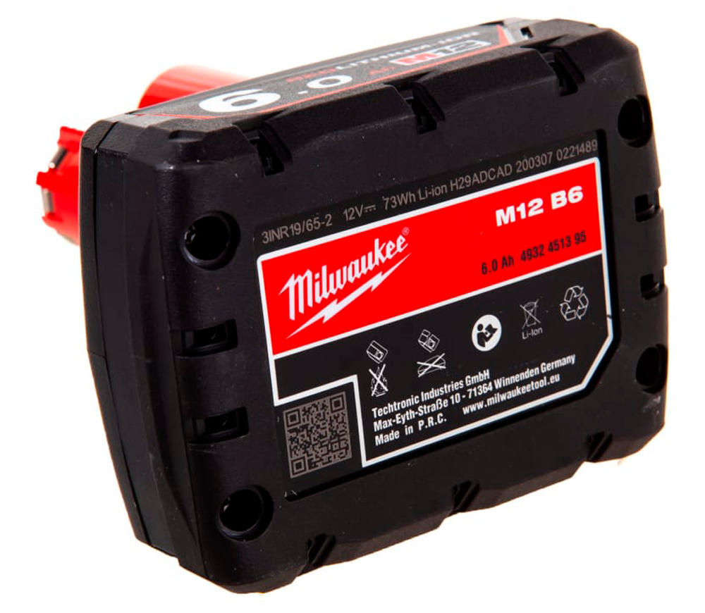 Acumulator MILWAUKEE M12B6 4932451395 Titular 12V 6Ah photo 3
