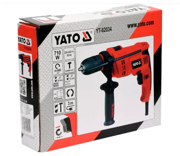 Дрель YATO YT82034 710вт-6