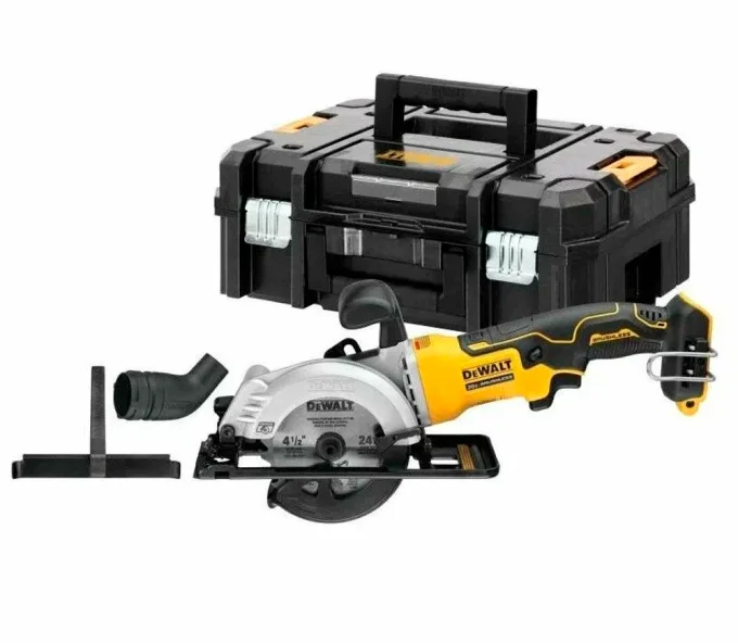 Fierăstrău circular cu acumulator (fără baterii) DEWALT DCS571NT 115mm 18V-7
