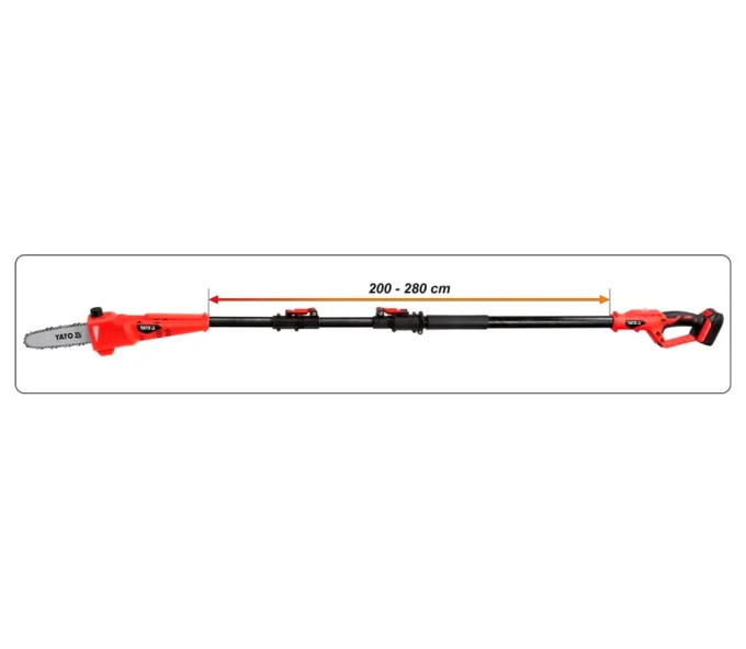 Fierăstrău cu lanț cu acumulator YATO YT82836 200mm 18V 2Ah-5