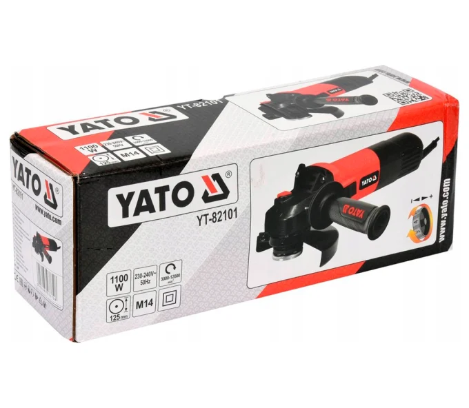 Угловая шлифмашина YATO YT82101 1100вт 125мм-6