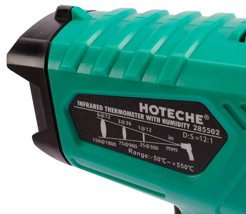 Бесконтактный цифровой пирометр HOTECHE 285502 -50/+550°C photo 0