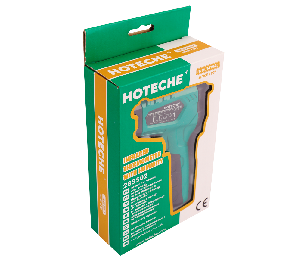 Бесконтактный цифровой пирометр HOTECHE 285502 -50/+550°C photo 3