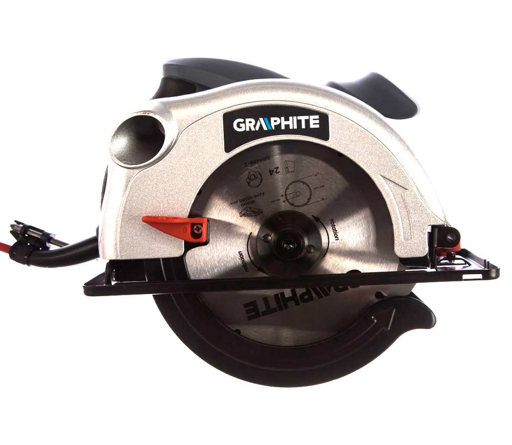 Fierăstrău circular GRAPHITE 58G486 1200w 185mm photo 0