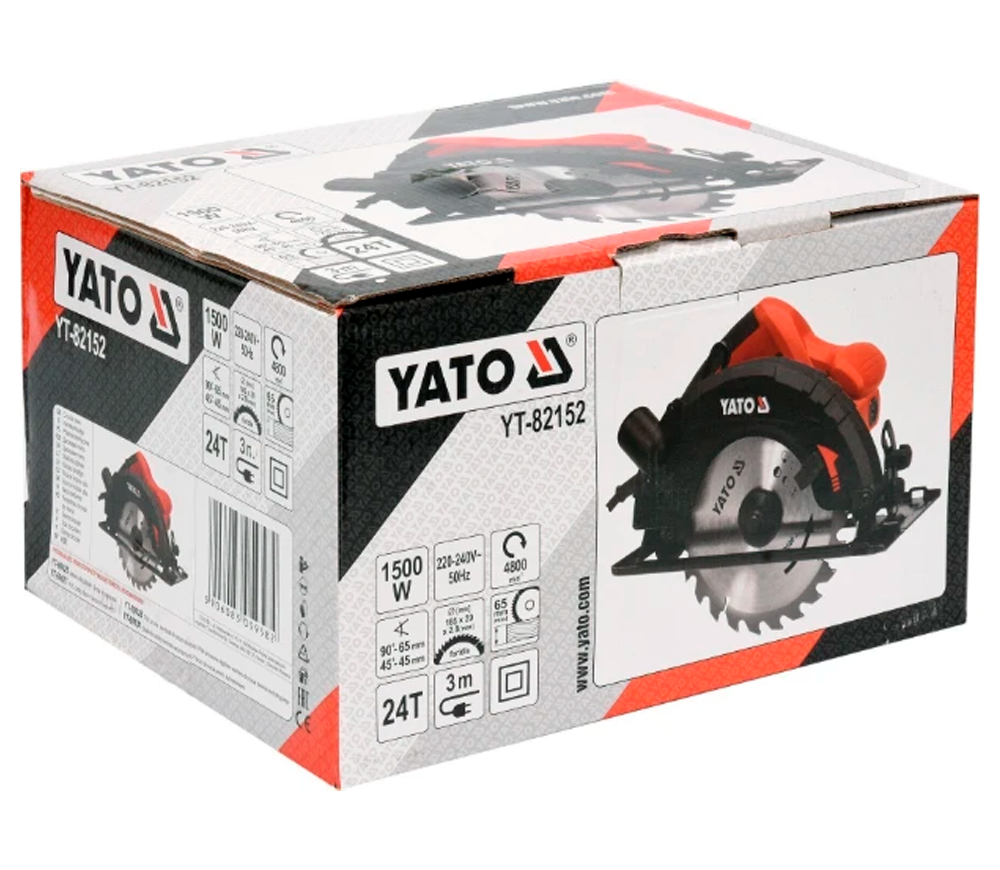 Fierăstrău circular YATO YT82152 1500w 185mm photo 2