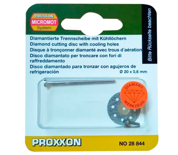 Disc de tăiat cu diamant PROXXON 28844 20mm Solid Ceramică/Porțelan/Marmură-3