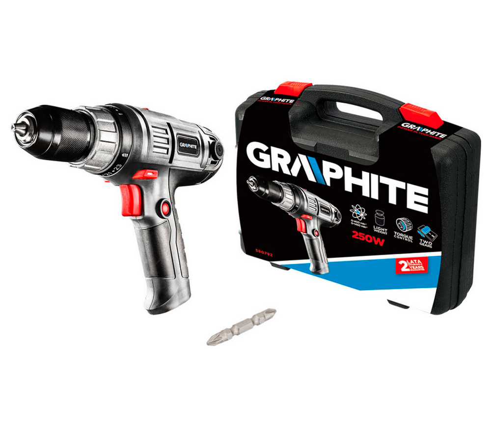 Mașină de înșurubat GRAPHITE 58G792 250w photo 1