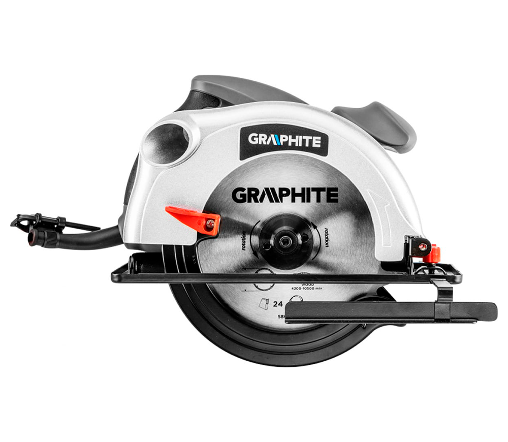 Fierăstrău circular GRAPHITE 58G488 1200w 185mm photo 0