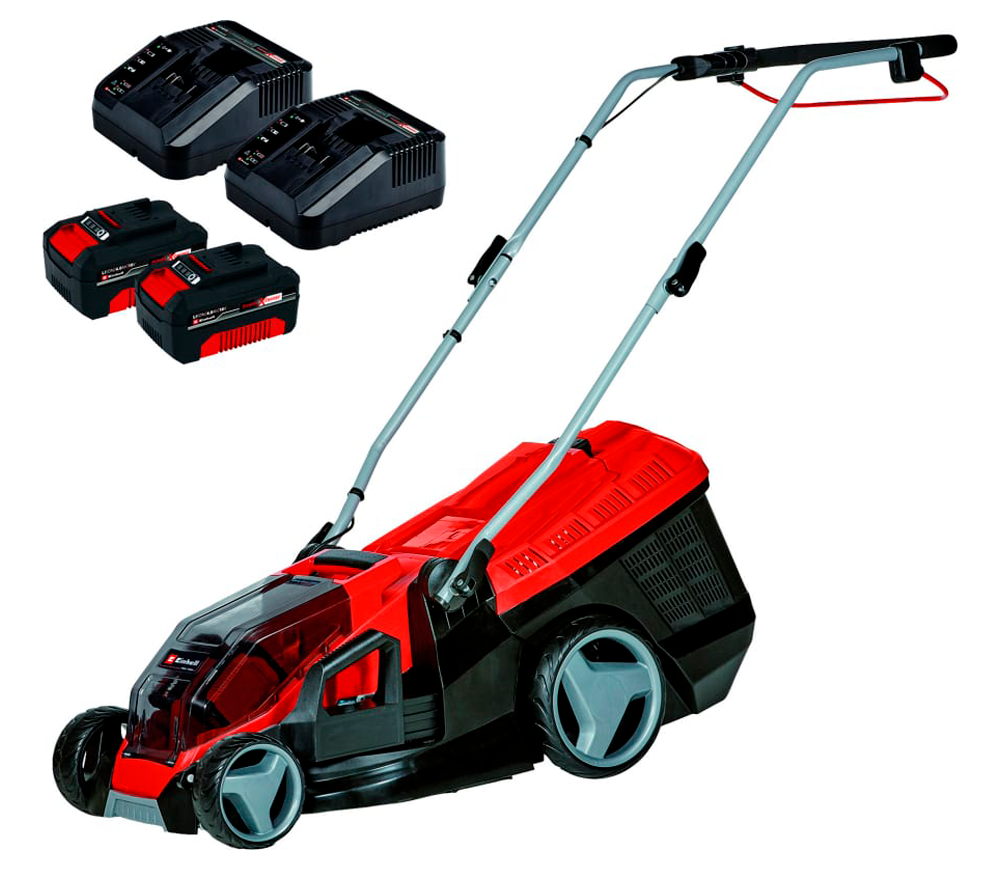 Mașină de tuns gazonul cu acumulator EINHELL GE-CM 36/37 360mm 2x18V 4Ah photo