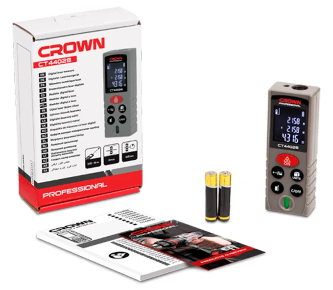 Дальномер CROWN CT44028 40m IP21-8