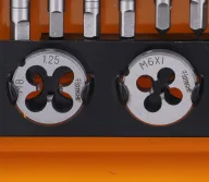 Набор 32 метчиков и плашек HOTECHE 640203 M3-M12-6
