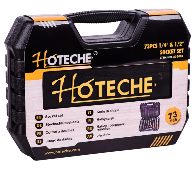Набор 73 головок торцевых и бит HOTECHE 203001 4,5x27 мм-4