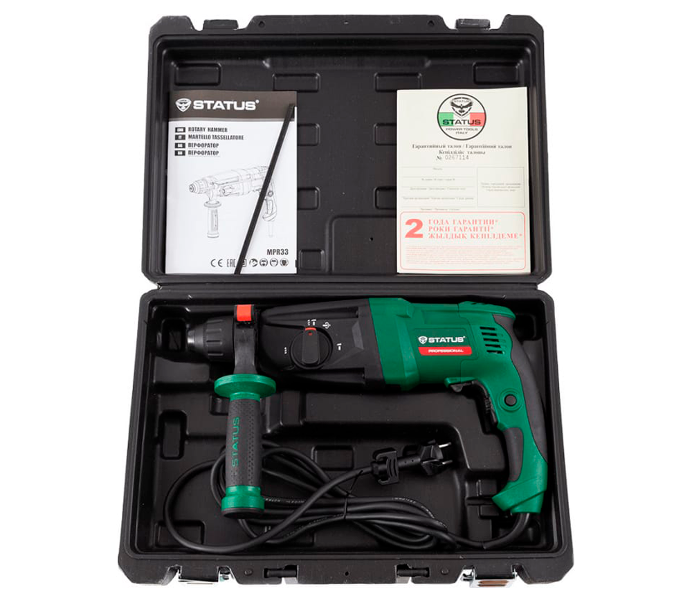 Перфоратор STATUS MPR33 850вт SDS-Plus photo 3