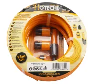 Шланг поливочный + набор насадок HOTECHE 373154 15м-1