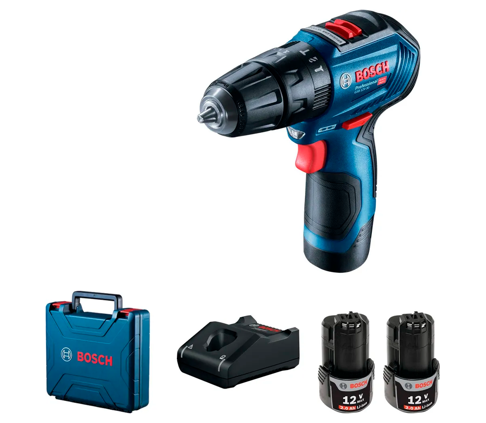 Шуруповёрт аккумуляторный BOSCH GSB12V-30 12В 2Ач photo 5