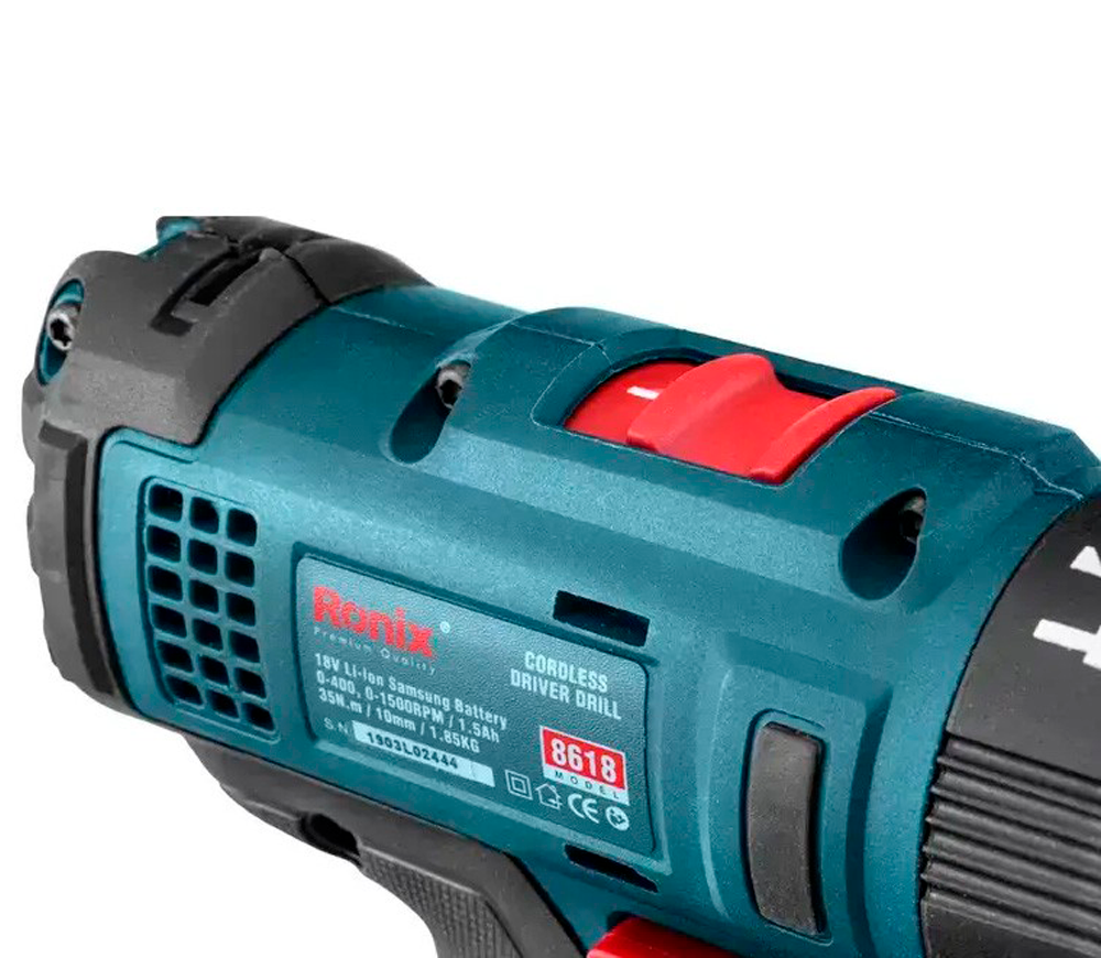 Mașină de &icirc;nșurubat cu acumulator RONIX 8618N 18V 1.5Ah photo 2