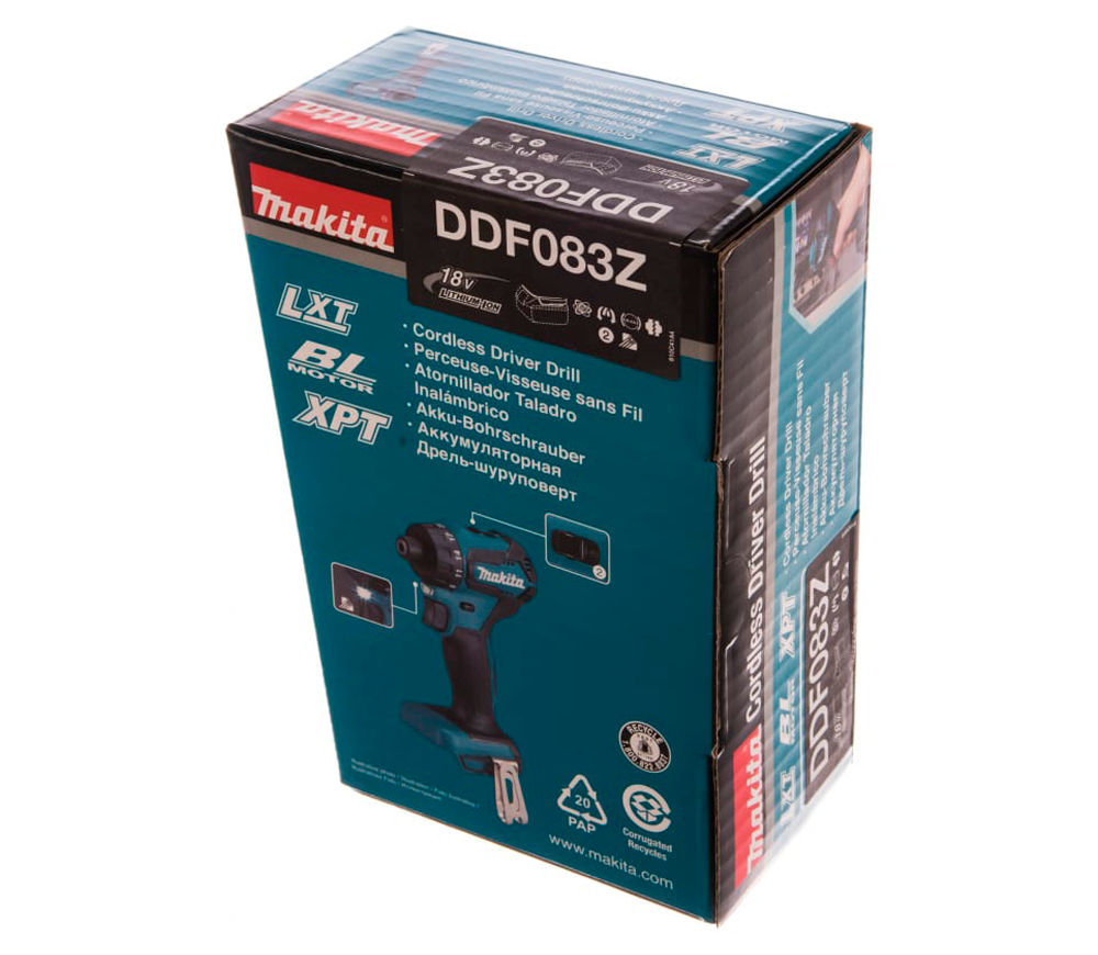 Винтовёрт аккумуляторный (без АКБ) MAKITA DDF083Z 18В photo 5