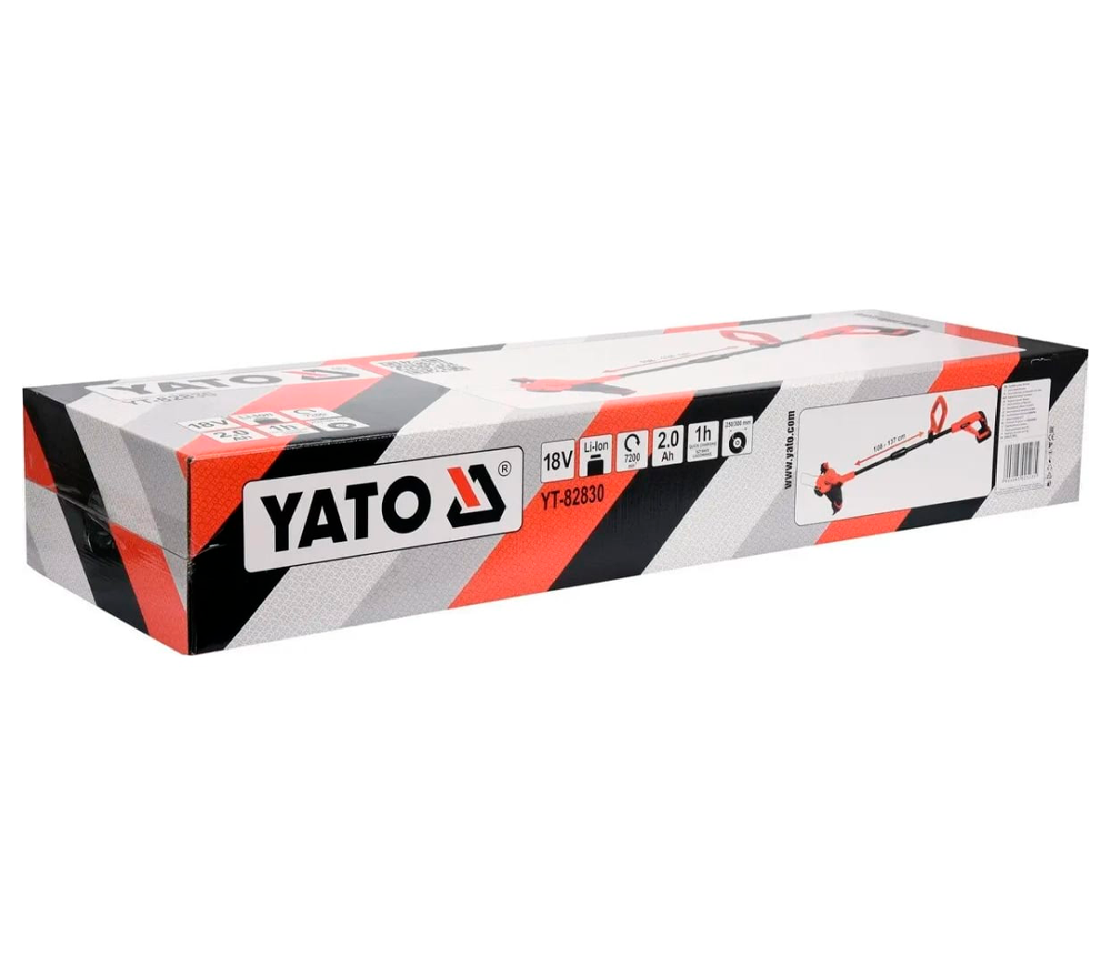 Триммер аккумуляторный YATO YT82830 18В 2Ач photo 4