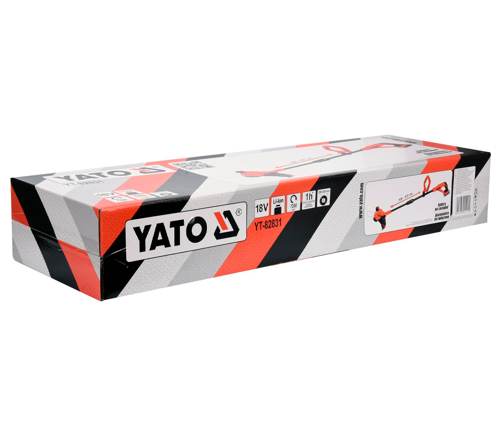 Триммер аккумуляторный (Бех АКБ) YATO YT82831 18В photo 3