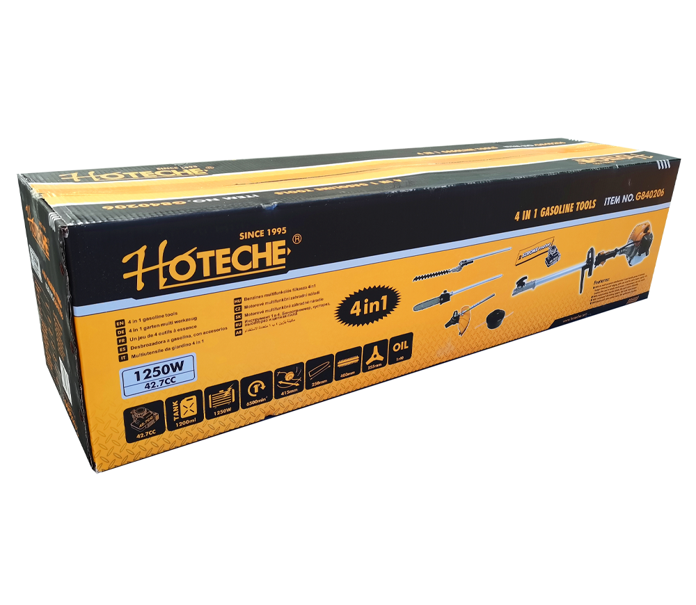 Motocoasă cu benzină multifuncțională HOTECHE G840206 2 timpi 42.7cm3 photo 5