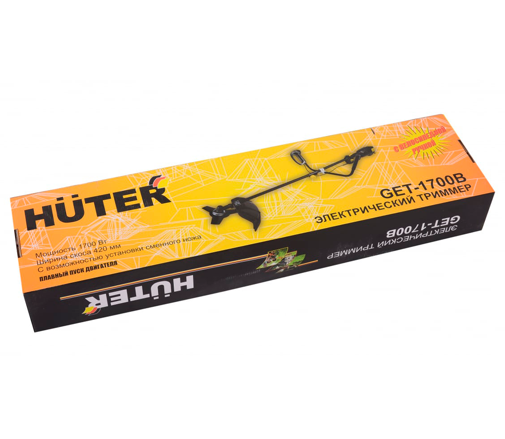 Trimmer electric HUTER GET-1700B 1700w 420mm photo 2