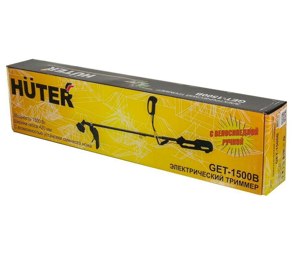 Триммер электрический HUTER GET-1500B 1500вт 420мм photo 4