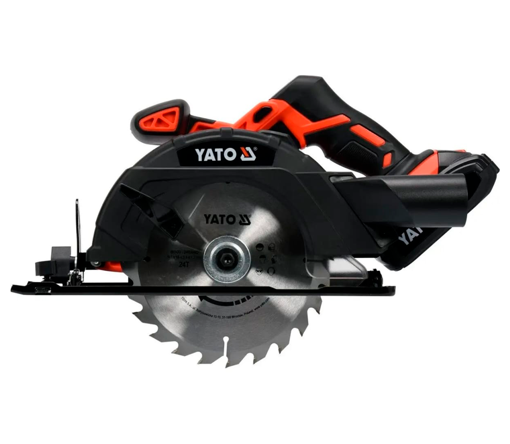 Дисковая пила аккумуляторная YATO YT82810 165мм 18В 2Ач photo 0
