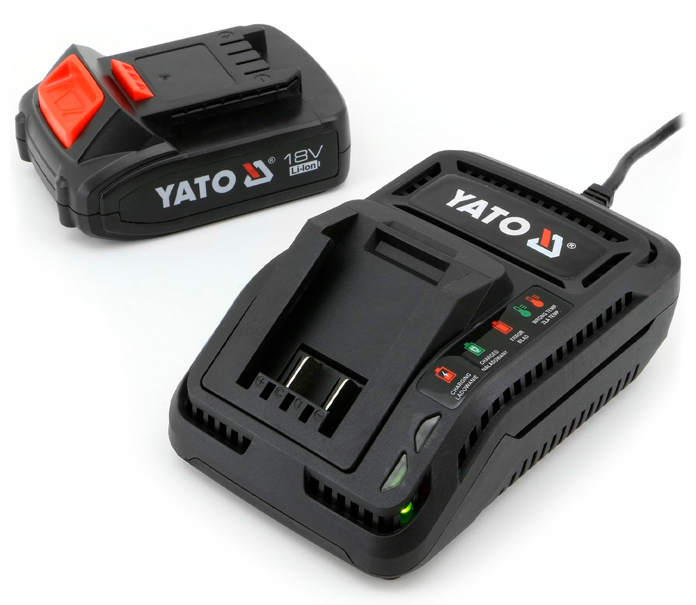 Дисковая пила аккумуляторная YATO YT82810 165мм 18В 2Ач photo 4