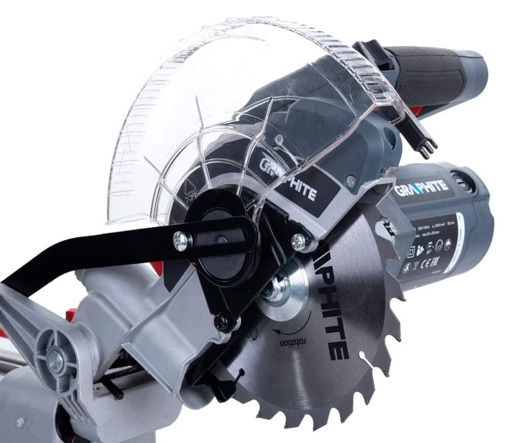 Fierăstrău  circular staționar GRAPHITE 59G800 1400w 185mm photo 5
