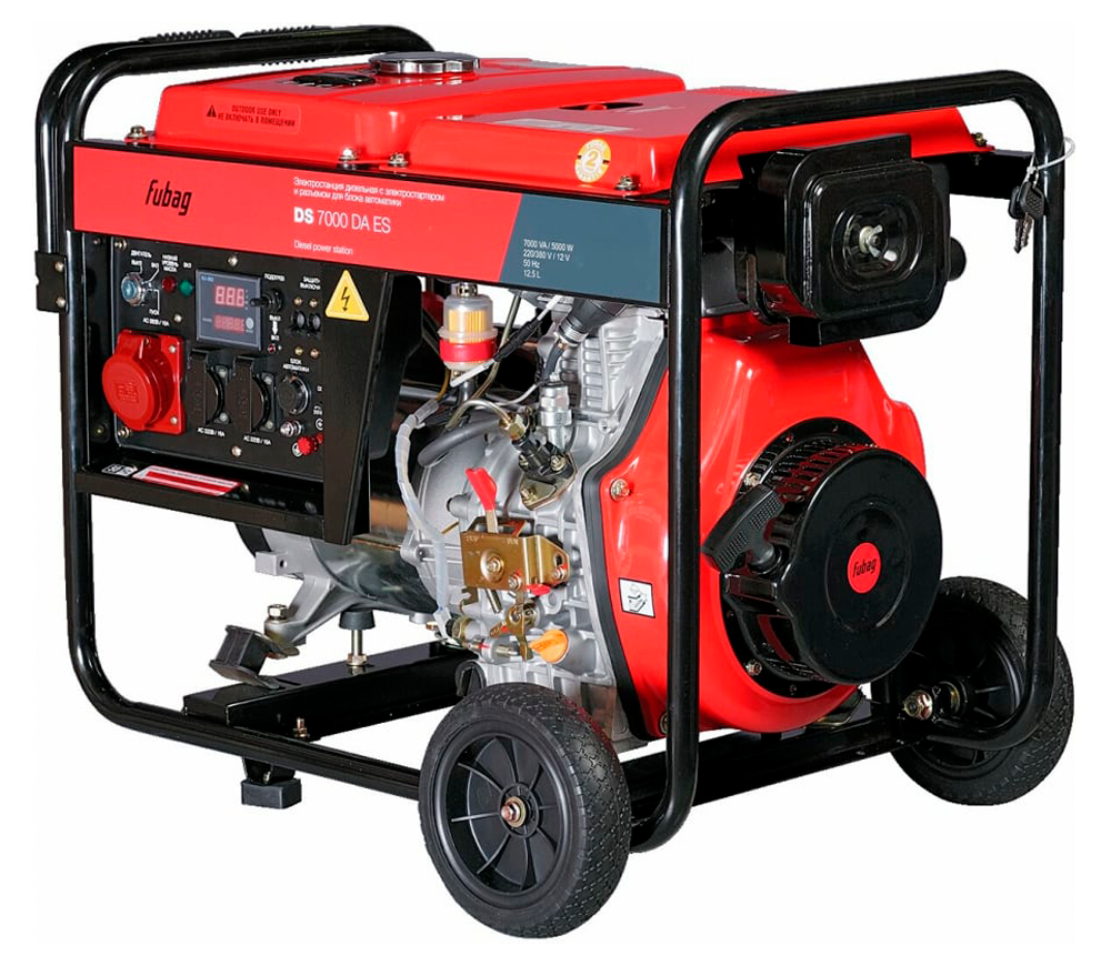 Generator electric FUBAG  DS 7000 DA ES 5.6kw Motorină AVR photo 1