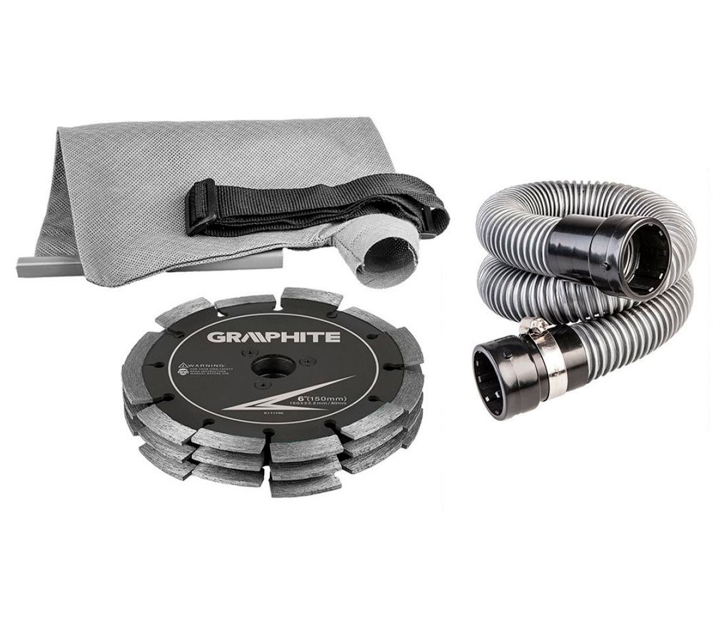 Mașină de tăiat canale GRAPHITE 59G371 2400w photo 2