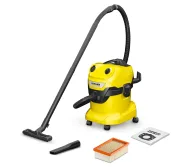 Пылесос промышленный KARCHER WD 4 V-20/5/22 1000вт  20л-1