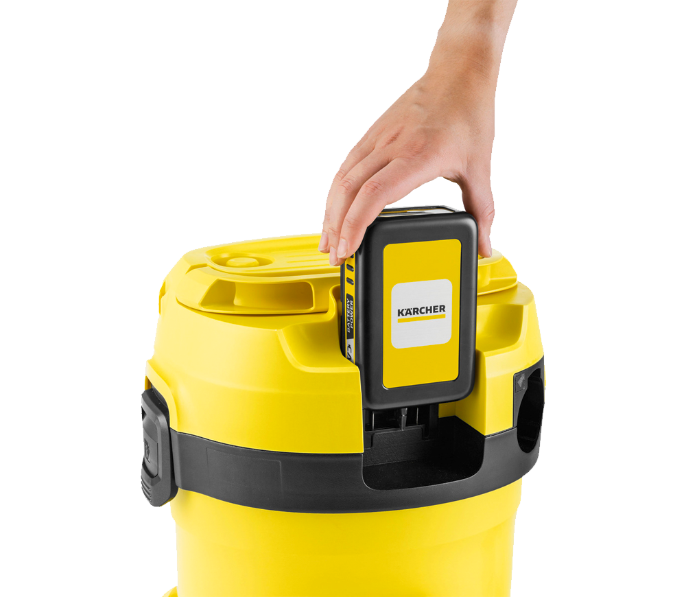 Aspirator cu acumulator KARCHER WD 2-18 V-12/18 Battery + Kit 18V 2.5AH 12L photo 1