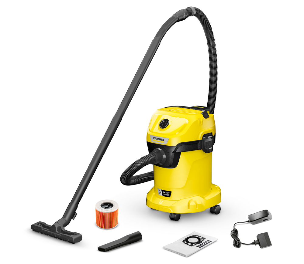 Пылесос аккумуляторный KARCHER WD 3-18 Battery Set V-17/20 17л 18V 5Ah photo