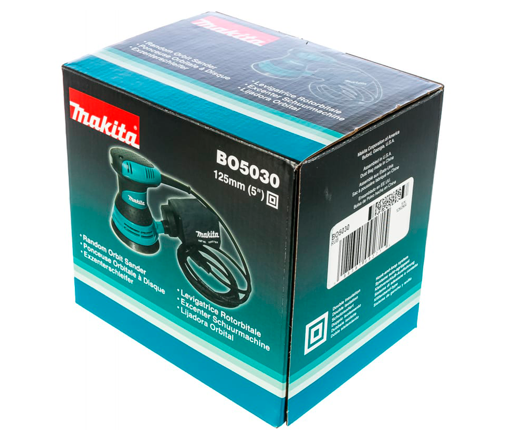 Шлифмашина эксцентриковая MAKITA BO5030 300вт 125мм photo 4