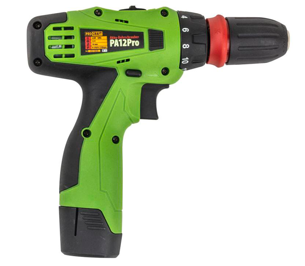 Шуруповёрт аккумуляторный ProCraft PA12PRO DFR 12В 2Ач photo 0
