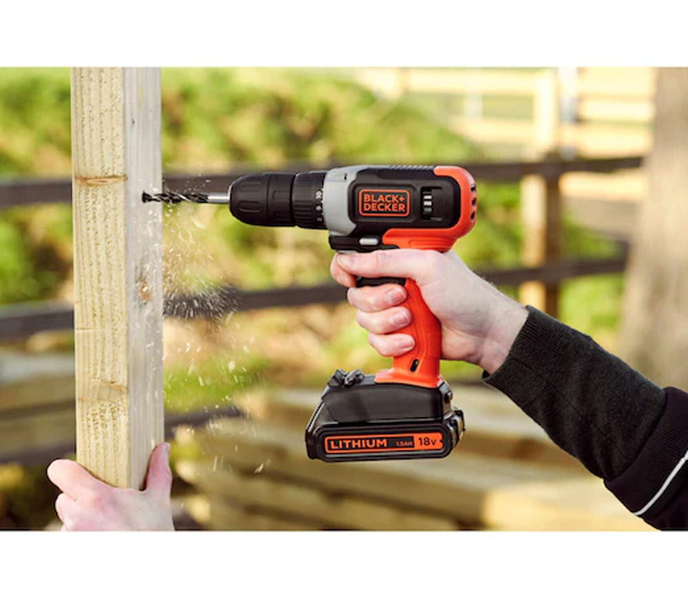 Mașină de inșurubat cu acumulator BLACK&DECKER BCD001C1-QW 18V 1.5Ah photo 1