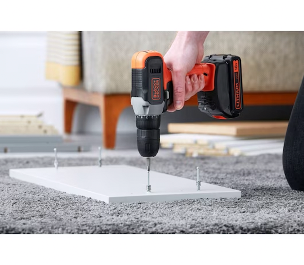 Mașină de inșurubat cu acumulator BLACK&DECKER BCD001C1-QW 18V 1.5Ah photo 3