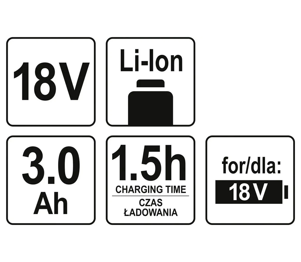 Acumulator YATO YT82843 Slider 18V 3Ah photo 0
